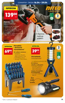 Biedronka - gazetka promocyjna Hity i inspiracje, od 11.04 od soboty 11.04 do środy 22.04 - strona 35