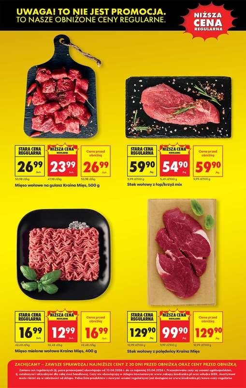 Biedronka - gazetka promocyjna Obniżamy ceny regularnie kolejnych produktów od piątku 10.04 do czwartku 30.04 - strona 9