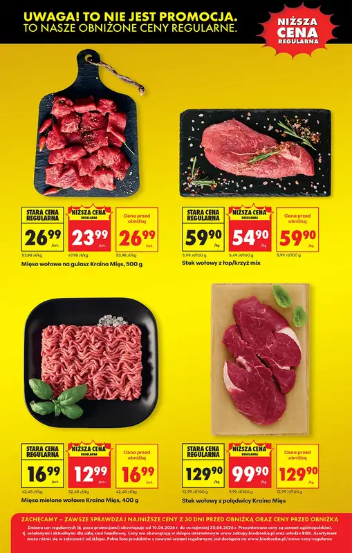 Biedronka - gazetka promocyjna Obniżamy ceny regularnie kolejnych produktów od piątku 10.04 do czwartku 30.04 - strona 9