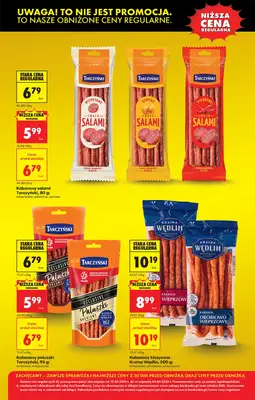 Biedronka - gazetka promocyjna Obniżamy ceny regularnie kolejnych produktów od piątku 10.04 do czwartku 30.04 - strona 7