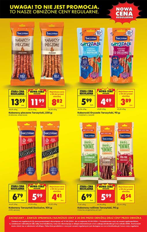 Biedronka - gazetka promocyjna Obniżamy ceny regularnie kolejnych produktów od piątku 10.04 do czwartku 30.04 - strona 5