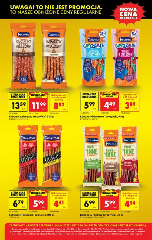 Biedronka - gazetka promocyjna Obniżamy ceny regularnie kolejnych produktów od piątku 10.04 do czwartku 30.04 - strona 5
