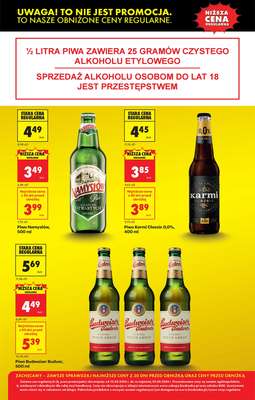 Biedronka - gazetka promocyjna Obniżamy ceny regularnie kolejnych produktów od piątku 10.04 do czwartku 30.04 - strona 13