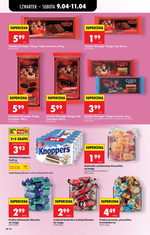 Biedronka - gazetka promocyjna Od czwartku, Z ladą tradycyjną od czwartku 09.04 do środy 15.04 - strona 68