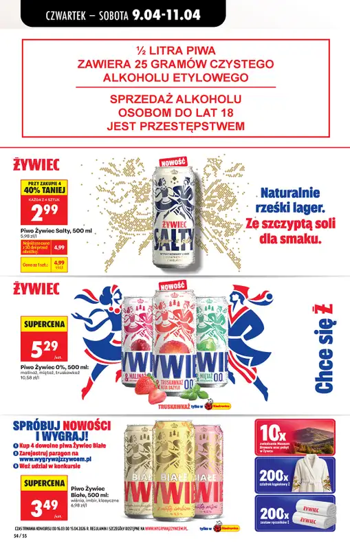 Biedronka - gazetka promocyjna Od czwartku, Z ladą tradycyjną od czwartku 09.04 do środy 15.04 - strona 76