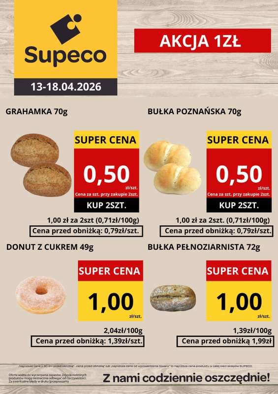 Supeco - gazetka promocyjna Oferta tygodnia od poniedziałku 13.04 do soboty 18.04 - strona 2