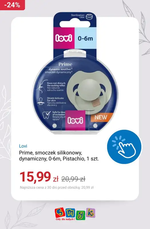 Smyk - gazetka promocyjna Dni maluszka do -40% od piątku 10.04 do środy 15.04 - strona 9