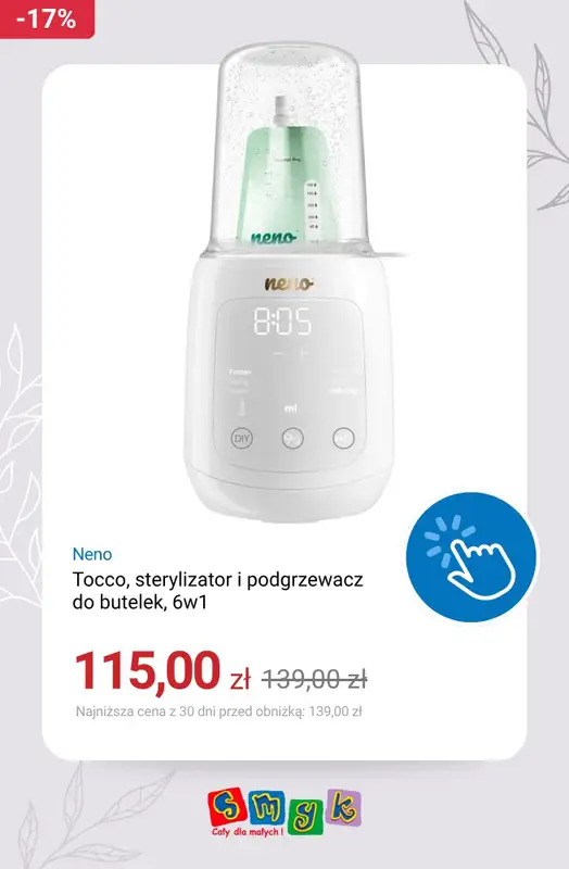 Smyk - gazetka promocyjna Dni maluszka do -40% od piątku 10.04 do środy 15.04 - strona 8