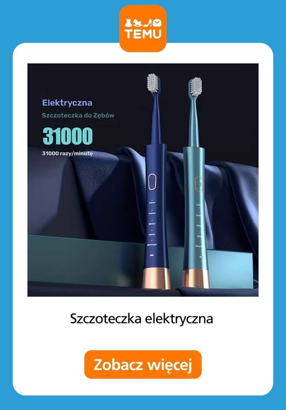 Temu - gazetka promocyjna Szczoteczki elektryczne w niskich cenach od piątku 10.04  - strona 4