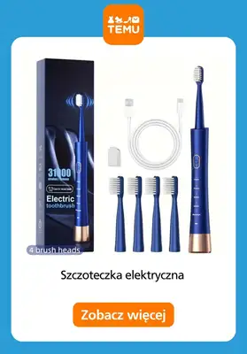 Temu - gazetka promocyjna Szczoteczki elektryczne w niskich cenach od piątku 10.04  - strona 6