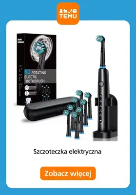 Temu - gazetka promocyjna Szczoteczki elektryczne w niskich cenach od piątku 10.04  - strona 8