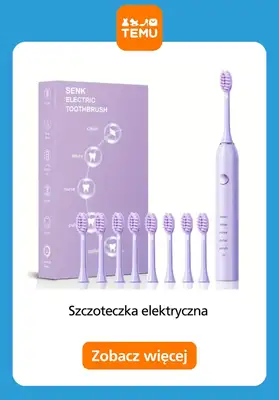 Temu - gazetka promocyjna Szczoteczki elektryczne w niskich cenach od piątku 10.04  - strona 9