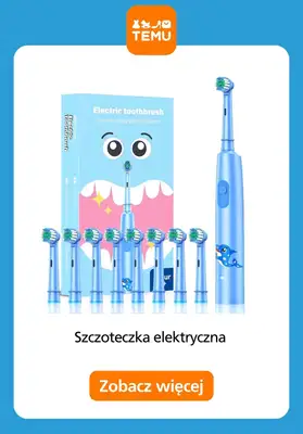 Temu - gazetka promocyjna Szczoteczki elektryczne w niskich cenach od piątku 10.04  - strona 3