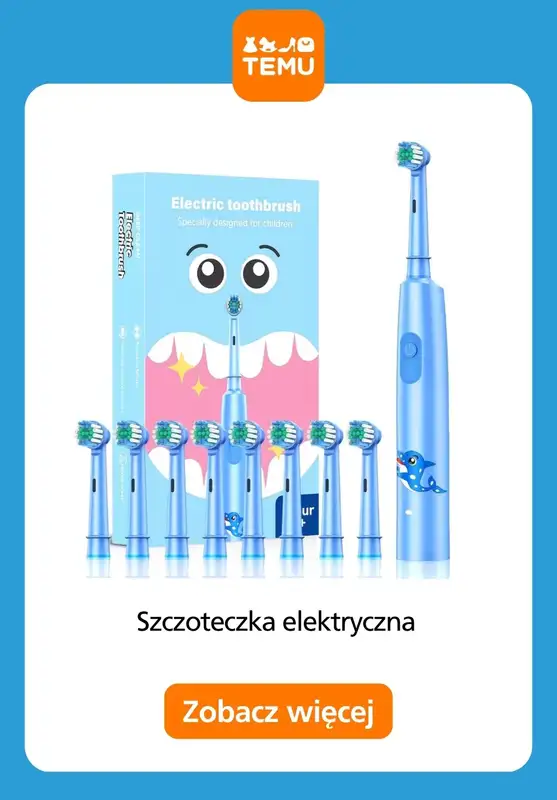 Temu - gazetka promocyjna Szczoteczki elektryczne w niskich cenach od piątku 10.04  - strona 3