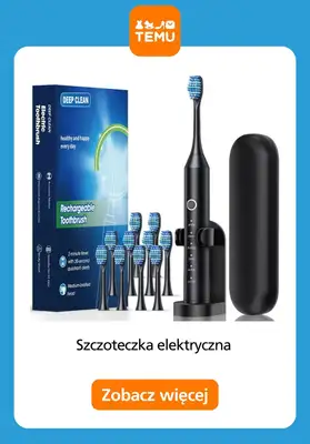 Temu - gazetka promocyjna Szczoteczki elektryczne w niskich cenach od piątku 10.04  - strona 12