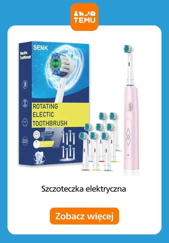 Temu - gazetka promocyjna Szczoteczki elektryczne w niskich cenach od piątku 10.04  - strona 5