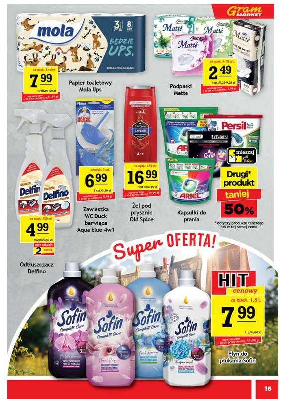 Gram Market - gazetka promocyjna Gazetka od środy 15.04 do wtorku 21.04 - strona 16