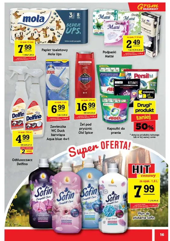 Gram Market - gazetka promocyjna Gazetka od środy 15.04 do wtorku 21.04 - strona 16