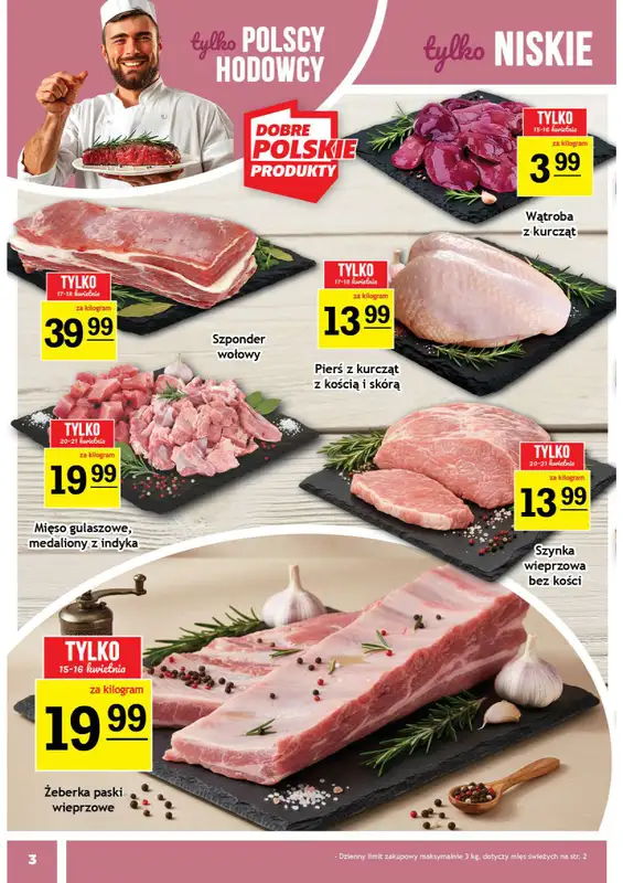 Gram Market - gazetka promocyjna Gazetka od środy 15.04 do wtorku 21.04 - strona 3