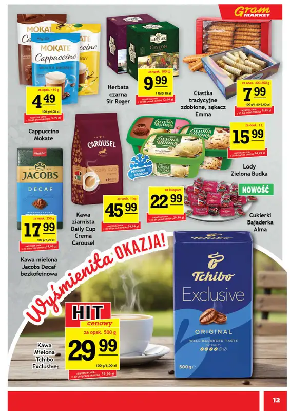 Gram Market - gazetka promocyjna Gazetka od środy 15.04 do wtorku 21.04 - strona 12