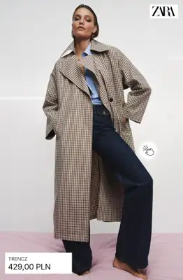 Zara - gazetka promocyjna Trencze damskie od soboty 11.04  - strona 3