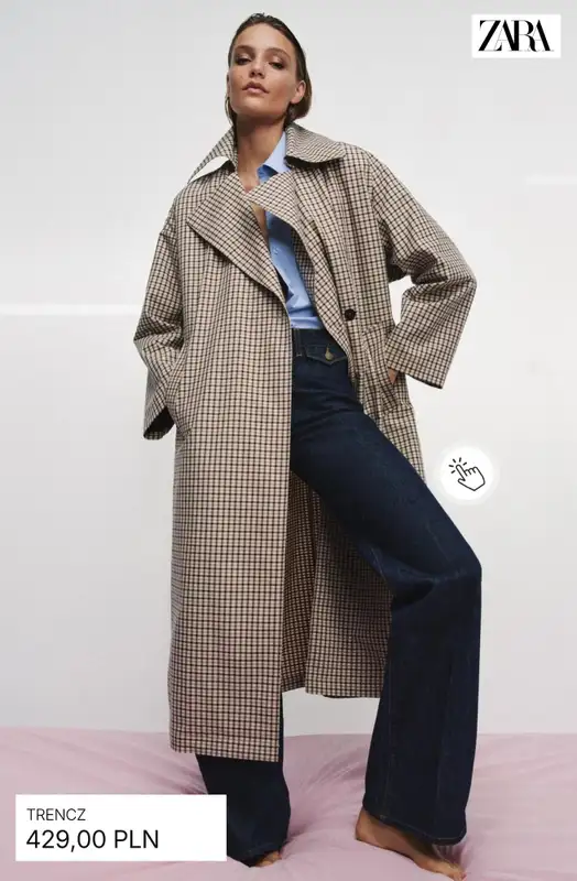 Zara - gazetka promocyjna Trencze damskie od soboty 11.04  - strona 3