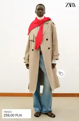 Zara - gazetka promocyjna Trencze damskie od soboty 11.04  - strona 10