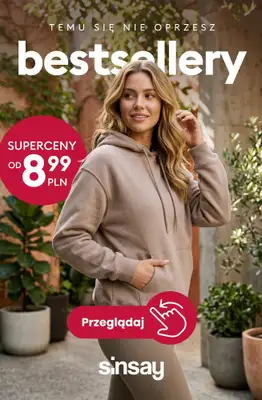 Sinsay - gazetka promocyjna BESTSELLERY Sinsay! od piątku 10.04 