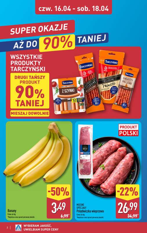 Aldi - gazetka promocyjna Weekend super cen w Aldi! od czwartku 16.04 do soboty 18.04 - strona 2
