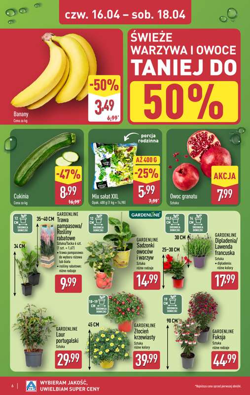 Aldi - gazetka promocyjna Weekend super cen w Aldi! od czwartku 16.04 do soboty 18.04 - strona 6