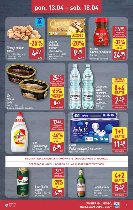 Aldi - gazetka promocyjna Weekend super cen w Aldi! od czwartku 16.04 do soboty 18.04 - strona 5