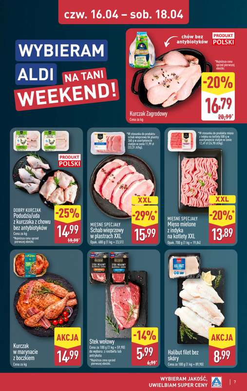 Aldi - gazetka promocyjna Weekend super cen w Aldi! od czwartku 16.04 do soboty 18.04 - strona 7