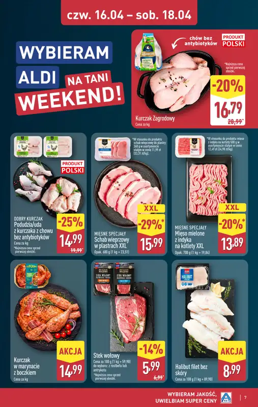 Aldi - gazetka promocyjna Weekend super cen w Aldi! od czwartku 16.04 do soboty 18.04 - strona 7