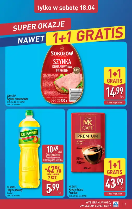 Aldi - gazetka promocyjna Weekend super cen w Aldi!   - strona 3