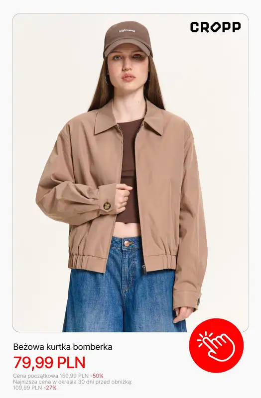 Cropp - gazetka promocyjna Kurtki damskie z wyprzedaży od soboty 11.04  - strona 2