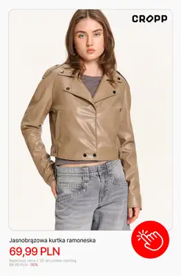Cropp - gazetka promocyjna Kurtki damskie z wyprzedaży od soboty 11.04  - strona 3