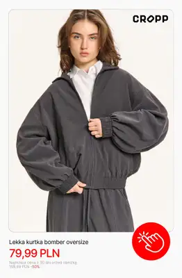 Cropp - gazetka promocyjna Kurtki damskie z wyprzedaży od soboty 11.04  - strona 11