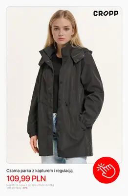 Cropp - gazetka promocyjna Kurtki damskie z wyprzedaży od soboty 11.04  - strona 8