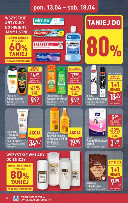 Aldi - gazetka promocyjna Pełny katalog! od poniedziałku 13.04 do soboty 18.04 - strona 24