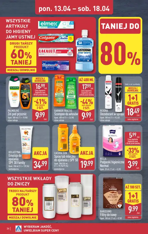 Aldi - gazetka promocyjna Pełny katalog! od poniedziałku 13.04 do soboty 18.04 - strona 24