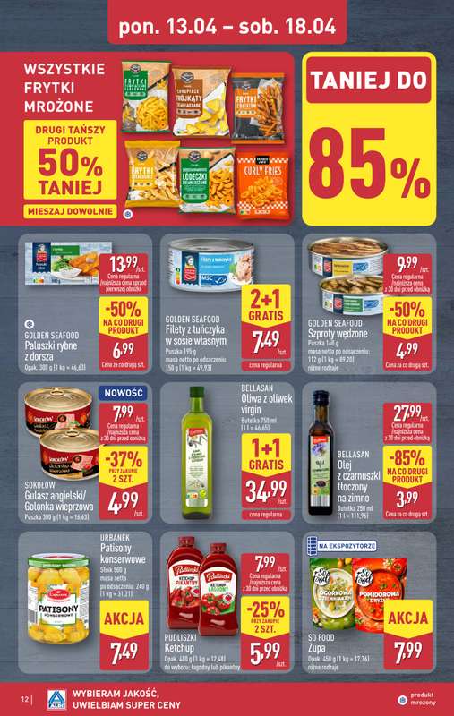 Aldi - gazetka promocyjna Pełny katalog! od poniedziałku 13.04 do soboty 18.04 - strona 12