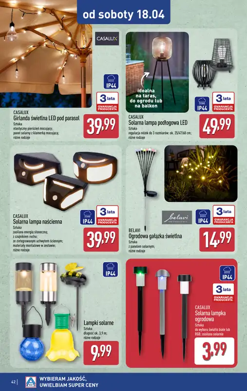 Aldi - gazetka promocyjna Pełny katalog! od poniedziałku 13.04 do soboty 18.04 - strona 42