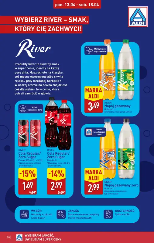 Aldi - gazetka promocyjna Pełny katalog! od poniedziałku 13.04 do soboty 18.04 - strona 20