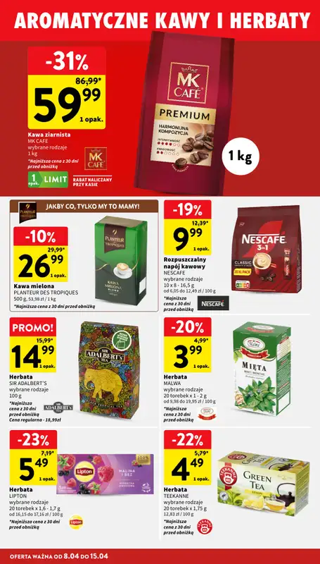Intermarche - gazetka promocyjna Gazetka od środy 08.04 do środy 15.04 - strona 22