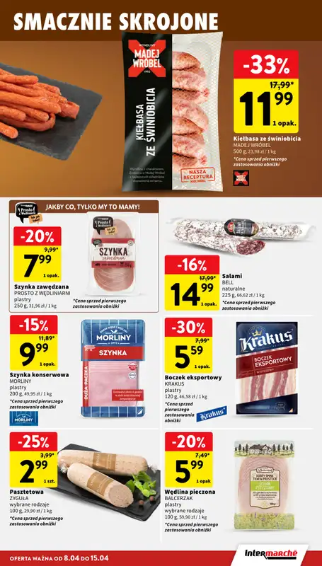 Intermarche - gazetka promocyjna Gazetka od środy 08.04 do środy 15.04 - strona 15