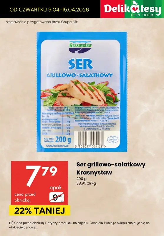 Delikatesy Centrum - gazetka promocyjna Pojedyncze sztuki i produkty na wagę do -45% od piątku 10.04 do środy 15.04 - strona 10