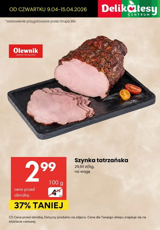 Delikatesy Centrum - gazetka promocyjna Pojedyncze sztuki i produkty na wagę do -45% od piątku 10.04 do środy 15.04 - strona 7