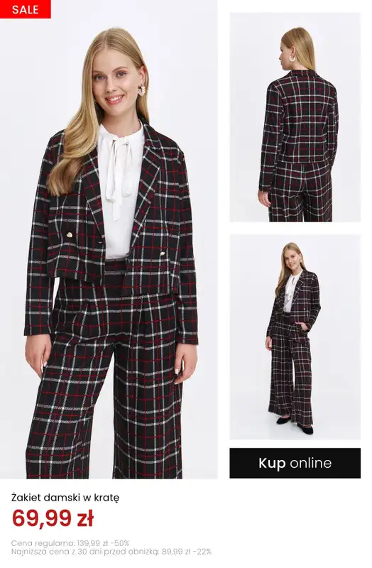 Top Secret - gazetka promocyjna Marynarki damskie od piątku 10.04  - strona 4