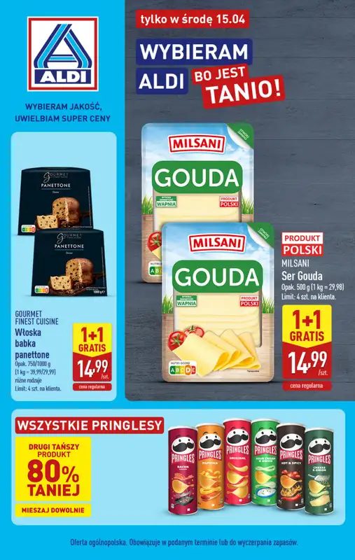 Aldi - gazetka promocyjna Najlepsze oferty na środę w Aldi!  