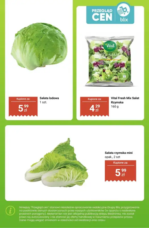 Biedronka - gazetka promocyjna Owoce i warzywa  - przegląd cen i ciekawostki od poniedziałku 13.04 do soboty 18.04 - strona 11